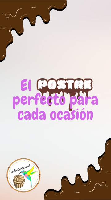 Baner el postre perfecto para cada occasion